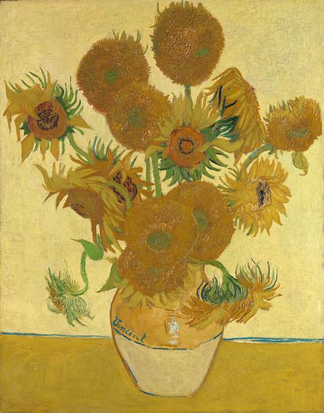 Van Gogh 1888a Vase avec quinze tournesols National Gallery (F 454 ) 93 x73