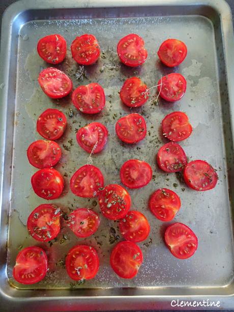 Ricotta salée al forno avec tomates confites Ricotta salée al forno avec tomates confites