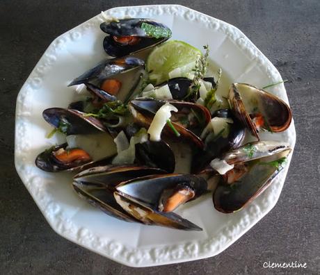 Moules de Zélande à la sauce au vin blanc de Sergio Herman