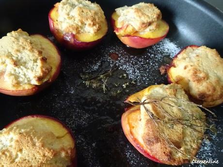 Nectarines farcies - Des envies de Venise...!