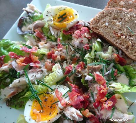 Salade au maquereau fumé