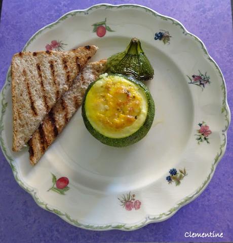 Courgette ronde farcie