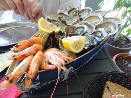 Dégustation de fruits de mer à l'Aquarium à Leucate