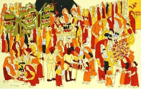 Art indien contemporain 2/5- de 1956 à 1964 Billet n° 297