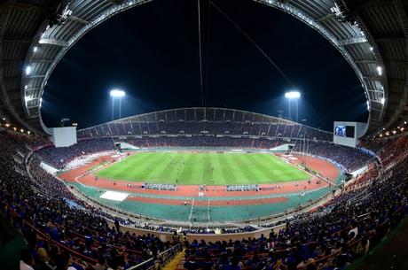 เตรียมความพร้อมในการต้อนรับฟุตบอล ที่สนามราชมัง