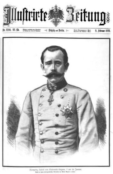 La mort de l'archiduc Rodolphe dans l'Illustrirte Zeitung
