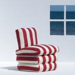DESIGN : the pillow chair version Riviera italienne