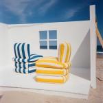 DESIGN : the pillow chair version Riviera italienne