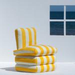 DESIGN : the pillow chair version Riviera italienne