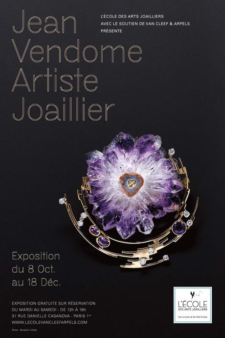 Exposition « Jean Vendome, artiste joaillier », du 8 octobre au 18 décembre à L’École des Arts Joailliers