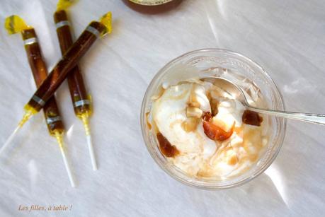 Glace vanille au caramel façon fast-food