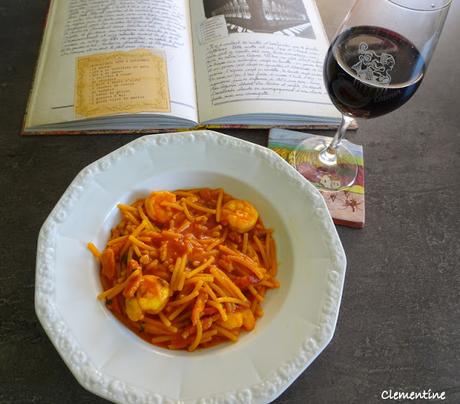 Fideus aux gambas Fideus aux gambas