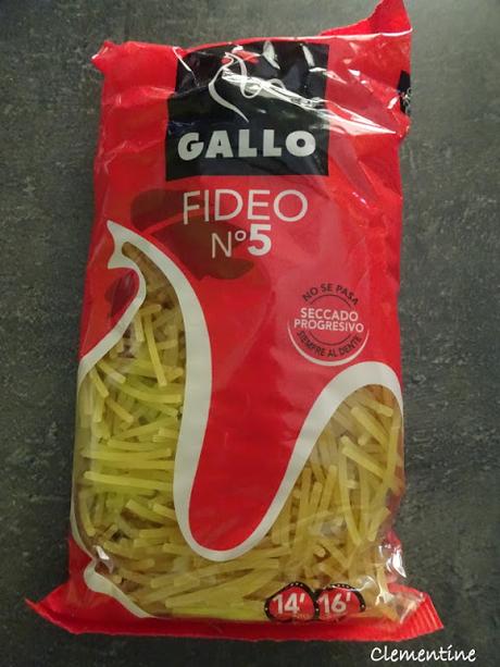 Fideus aux gambas Fideus aux gambas