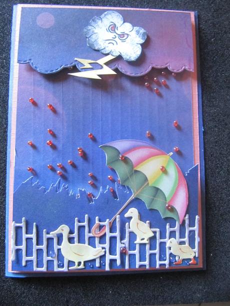 ouvrages cartes "sous pluie&quot;