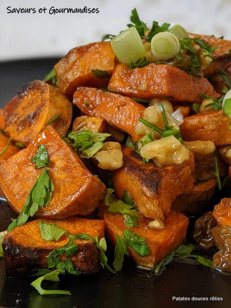 Patates douces rôties aux pacanes et à l'érable