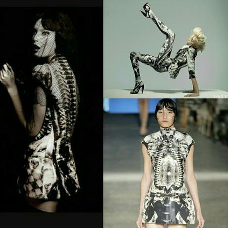 Skeleton dress Alexander McQueen 2009