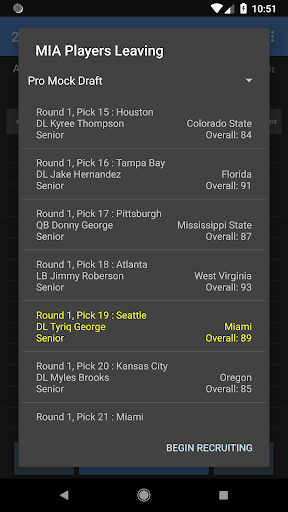 Télécharger Gratuit College Football Coach: Career Edition (v1.4) APK MOD (Astuce) 5