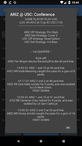 Télécharger Gratuit College Football Coach: Career Edition (v1.4) APK MOD (Astuce) 4