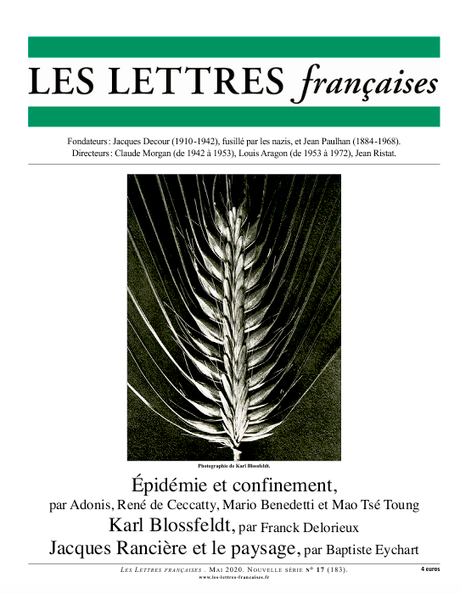 N° 183 – Les Lettres françaises de mai 2020