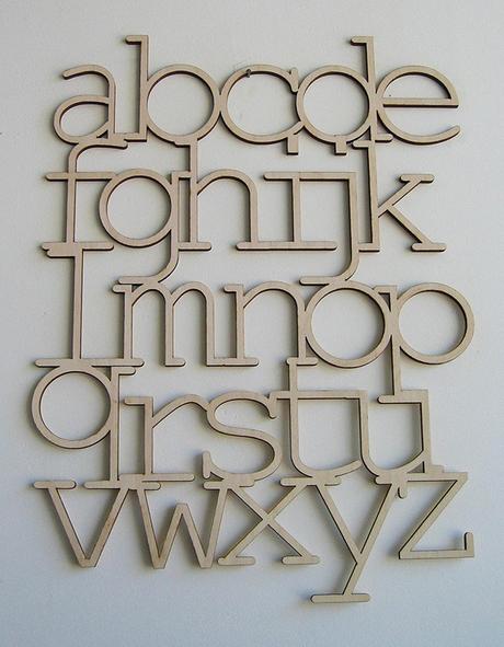 Bookhou Design Alphabet en bois