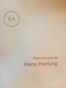 Galerie Berthet-Aittouares  HANS HARTUNG dessins et peintures 10/O9 au 30/10/2020