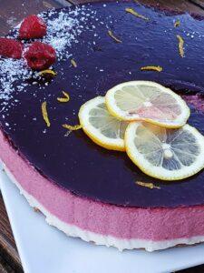 Bavarois citron framboises Bavarois citron framboises