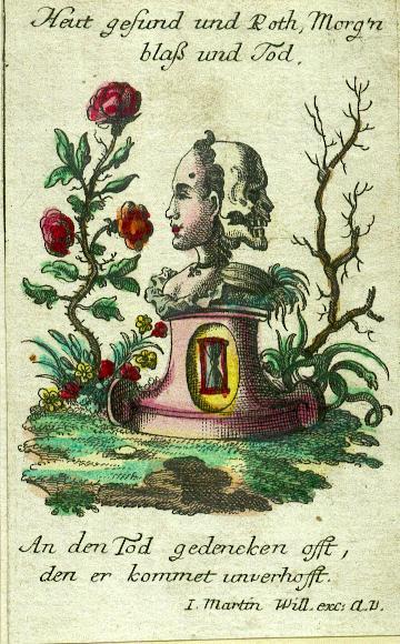 Johan Martin Will 1753-1800 Augsbourg Image pieuse Heut gefunfd und oth