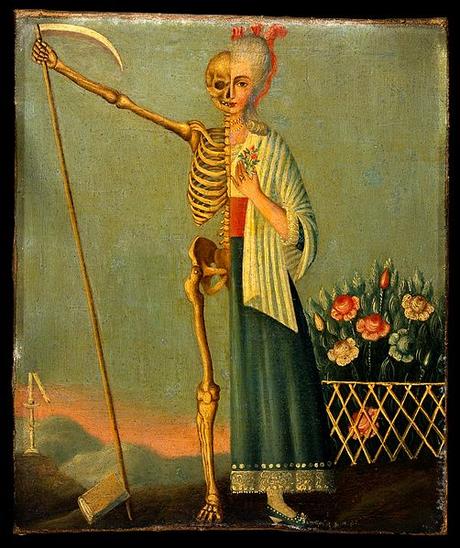 1780-1820 Life_and_death._Oil_painting._ Wellcome Library no. 45063i