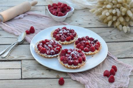 Tartelettes aux framboises