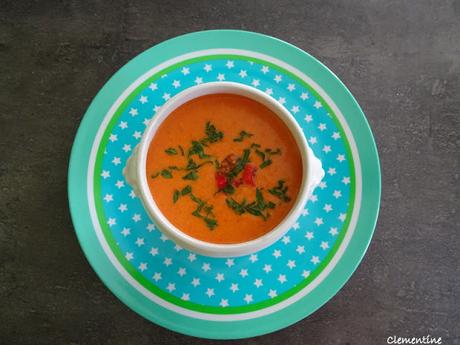 Soupe de tomate italienne au mascarpone Soupe de tomate italienne au mascarpone