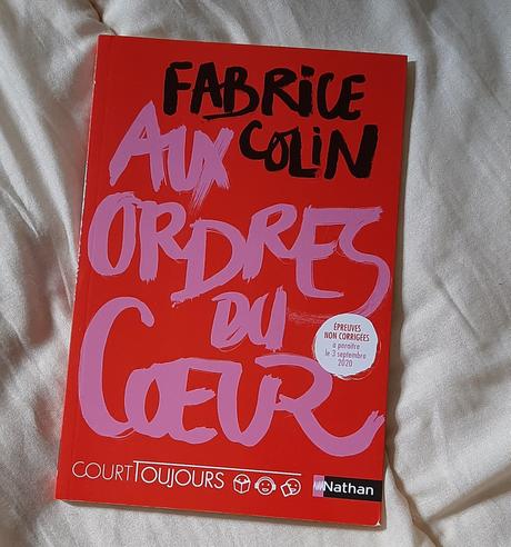 {Découverte} Aux ordres du cœur, Fabrice Colin – @Bookscritics