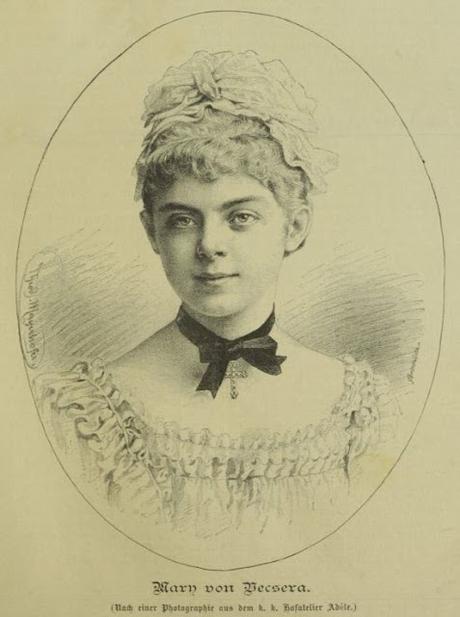 Bal d'enfants pour les 13 ans de Mary Vetsera déguisée en soubrette Louis XV