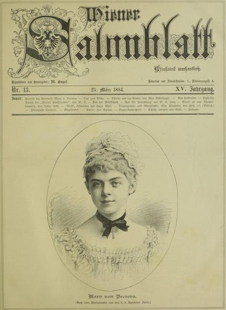 Bal d'enfants pour les 13 ans de Mary Vetsera déguisée en soubrette Louis XV