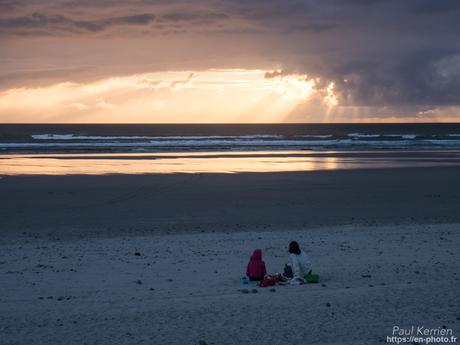 super #sunset à Tréguennec #Bretagne #Finistère