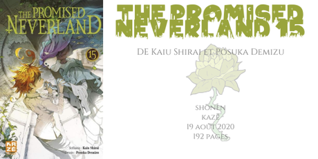 The promised neverland #15 • Kaiu Shirai et Posuka Demizu