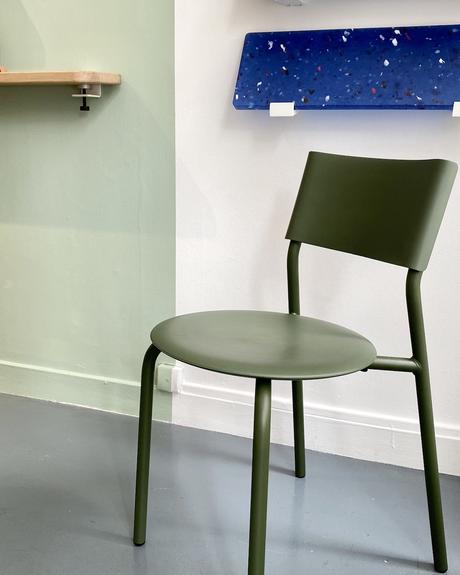 Paris Design Week 2020 chaise empilable minimaliste verte tiptoe ssdr plastique recyclé