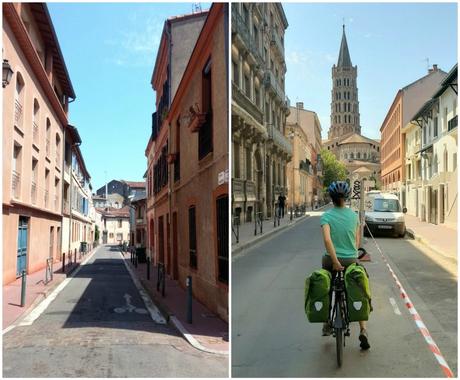 Voyage à vélo : le départ. Toulouse (31) – Lézat-sur-Lèze (09)