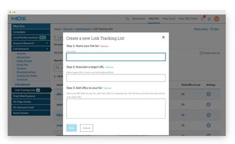 Surveiller et faire indexer ses backlinks par Moz Surveiller et faire indexer ses backlinks par Moz