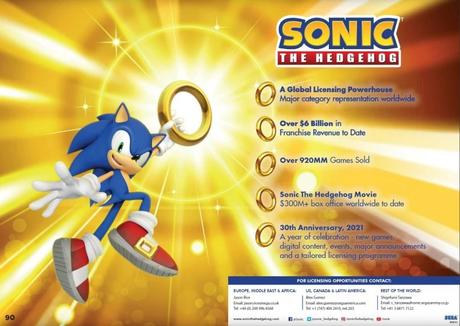 Des annonces prévues pour fêter les 30 ans de Sonic en 2021
