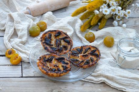 Tartelettes aux prunes Reine-Claude