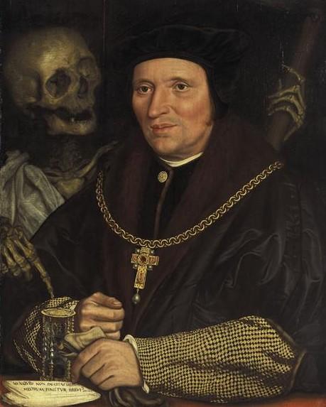 Holbein Hans, le Jeune 1540 copie Portrait de Sir Brian Tuke Munich, Alte Pinakothek