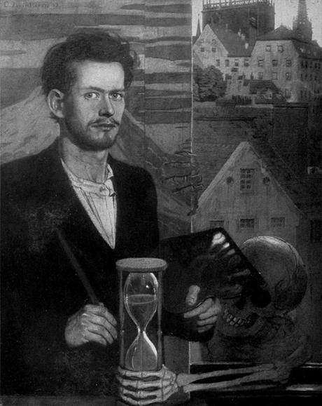 Oskar_Zwintscher 1897 Autoportrait Chemnitz, Stadtische Kunstsammlungen