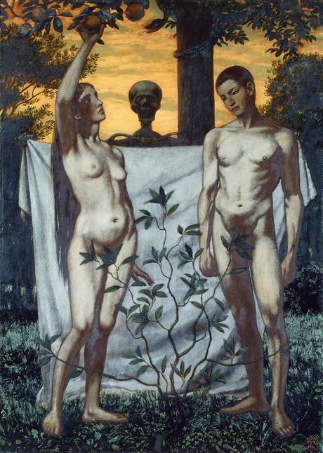Hans_Thoma 1897 Adam et Eve Musee ermitage