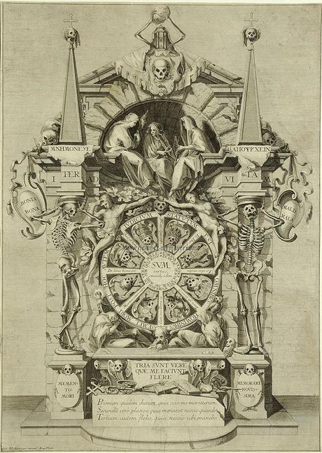Johann Elias Ridinger Triumph of Death. Engraving & etching after Andrea Andreani