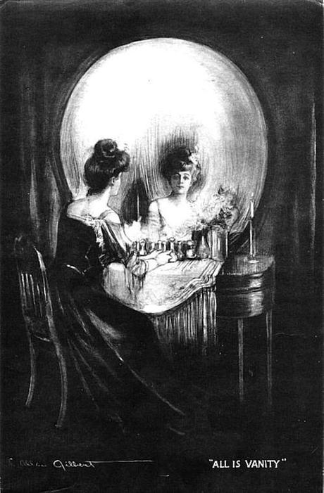 illusion 1892 C. Allan Gilbert Tout est vanite publie par Life en 1912.