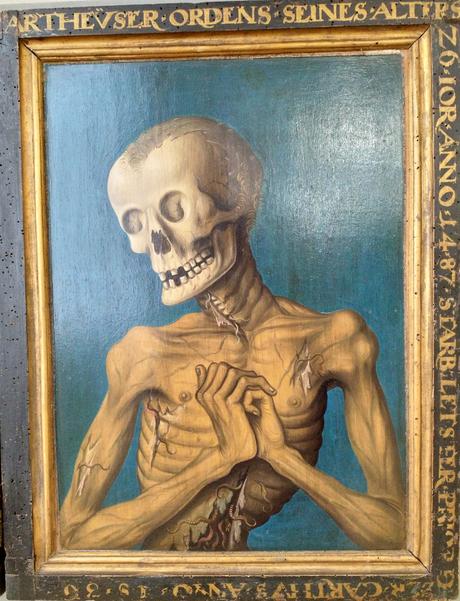 Anonyme 1487 Double portrait macabre de Hieronymus Tschekkenburlin, Bale, Kunstmuseum B