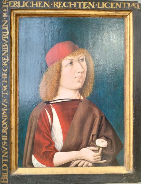 Anonyme 1487 Double portrait macabre de Hieronymus Tschekkenburlin, Bale, Kunstmuseum A