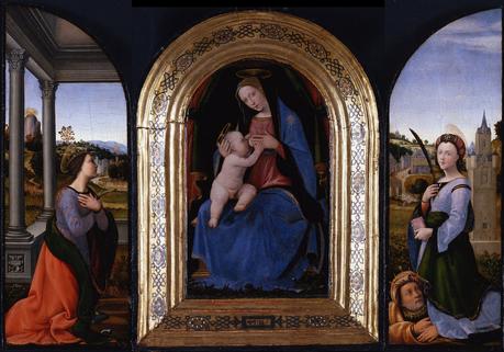 Mariotto di Bigio Albertinelli 1500 Museo Poldi Pezzoli Milan triptyque recto