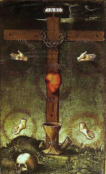 La mort recto-verso : diptyques, triptyques Master of the Legend of Mary Magdalene Cinq plaies du christ