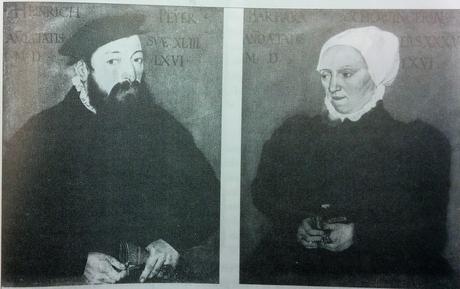 Heinrich Peyer et Barbara Schobinger, Abel et Tobias Stimmer,1566, detruit